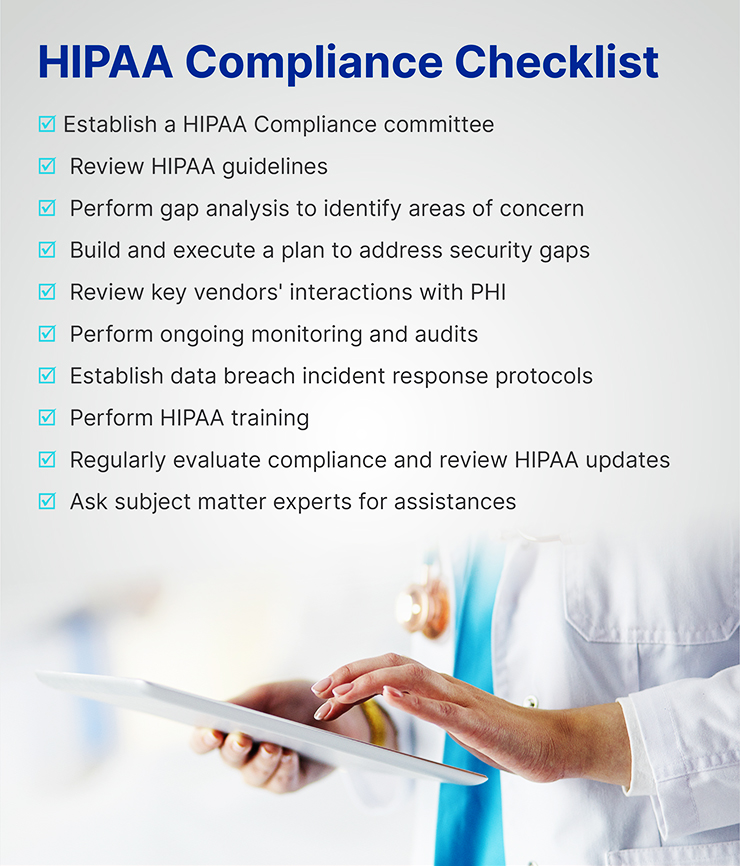 HIPAA Compliance Checklist